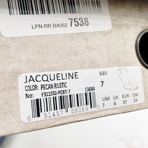 Bed Stu Jacqueline Riding Boots Pecan Rustic Brown Leather Knee Tall Sz 7 - Picture 14 of 14